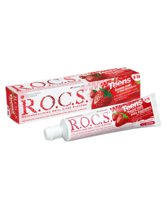 R.O.C.S. Teens 8-18y Toothpaste Wild Strawberry Flavor 74g