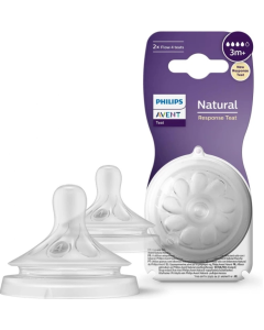 Philips Avent Natural Response Nipple Flow 4 3M+