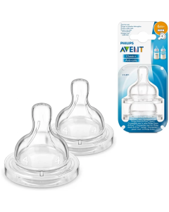 Philips Avent Classic Anti-Colic Teat 6M+ 2 Pieces