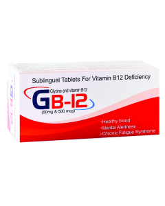 GB-12 Sublingual Vitamin B12 Tablet 100 Tabs