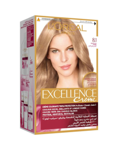 L’Oreal Paris Excellence Hair Color 8.1 Ash Light Blonde