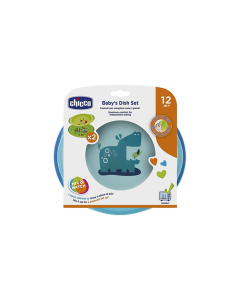 Chicco Baby's Dish Set Blue 12M+