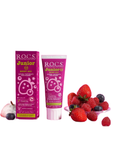 R.O.C.S. Junior Toothpaste Berry Mix For Kids 74g ( Free fluoride)