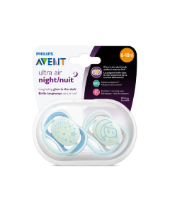 Philips Avent Ultra-Soft Soother For Boys 6-18M 2 Pieces
