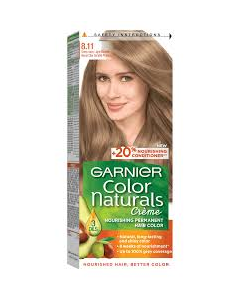 Garnier Color Naturals Hair Color 8.11 Deep Ashy Light Blonde
