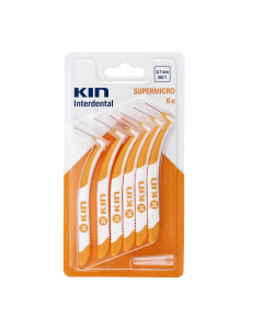 KIN Supermicro Interdental Brush Orange 0.7mm 6 Pcs