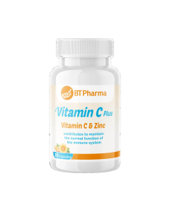 BT Pharma Vitamin C Plus 500mg 30 Capsules