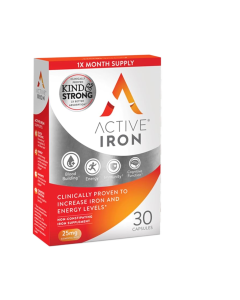 Active Iron 25mg 30 Capsules
