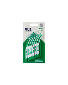 KIN Micro Interdental Brush Green 0.9mm 6 Pcs