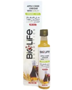 بيو لايف خل التفاح الطبيعي مع الشعير 250 مل