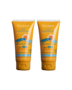 Cliven Sunblock Cream SPF50 Offer 2x75ml (buy one and get one)