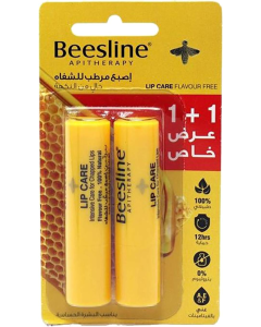 Beesline Lip Care Flavour Free 4g (1+1 Offer)