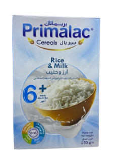 Primalac Rice And Milk +6M Cereals 250g