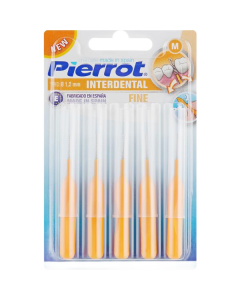 Pierrot Interdental Brush Fine 1.2mm Orange 5 Pcs