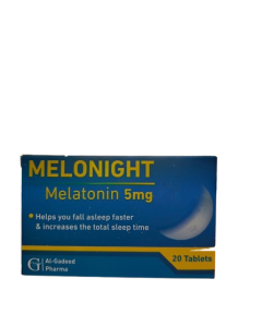 الجديد للأدوية ميلونايت أقراص ملاتونين 5 مغ 20 قرص