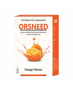 ORSNEED Orange Oral Rehydration Salts 10 Sachets
