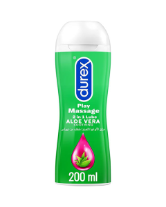 Durex Play Massage 2 in 1 Aloe Vera Soothing Lubricant Gel 200ml