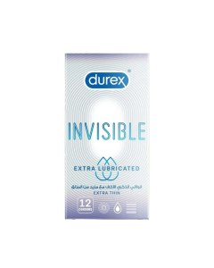 Durex Invisible Extra Thin Condoms 12 Pcs