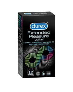 Durex Extended Pleasure Condoms 12 Pcs