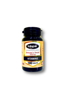 Valupak Brewers Yeast 300mg Tablet 180