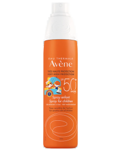 بخاخ أفين الواقي من الشمس للأطفال بمعامل حماية من الشمس (SPF) 50+ 200 مل