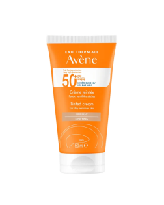 أفين سائل ملون بعامل حماية من الشمس 50+ للبشرة الحساسة 50 مل