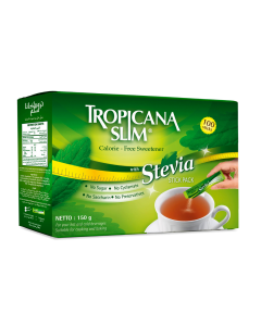 Tropicana Slim Zero Calorie Sweetener with Stevia 100 Sticks