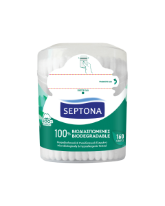 Septona Biodegradable Cotton Buds 160 Pcs