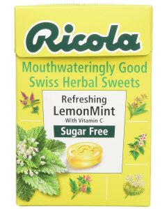 Ricola Lemon Mint Sugarfree Herb Lozenges 45g