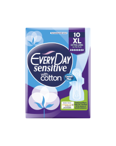 Everyday Sensitive Extra Long (XL) 10 Sanitary Pads