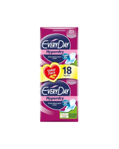 Everyday Hyperdry Maxi Night 18 Sanitary Pads