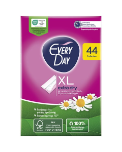 Everyday Extra Dry Extra Long (XL) 44 Pantyliners