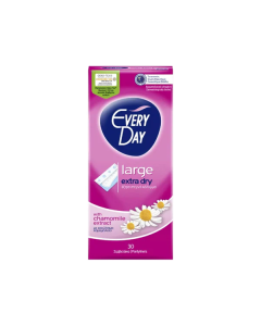 Everyday Extra Dry Large 30 Pantyliners