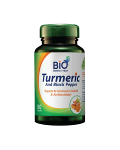 Bio Energy Tech Turmeric and Black Pepper 90 Capsule