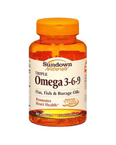 Sundown Omega 3-6-9 60 softgels