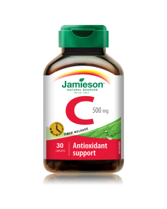 Jamieson Vitamin C Timed Release 500mg Caplet 30 Tabs
