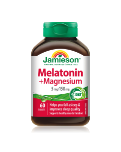 Jamieson Melatonin Magnesium 5mg/150mg Tablet 60