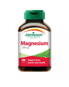 Jamieson Magnesium 100mg 100 Tablet