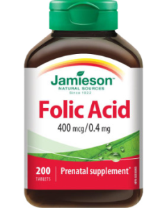Jamieson Folic Acid 400mcg Tablet 200