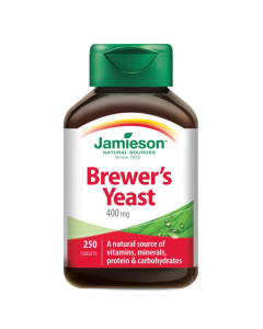 Jamieson Brewers Yeast 400mg Tablet 250 Tabs