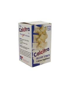 Calcitra Calcium Caplet  200mg 30 Tabs