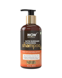 واو سكين ساينس شامبو واقي الشمس 300 مل