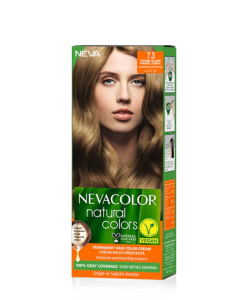 NevaColor Permanent Hair Color Cream Caramel Blonde 7.3