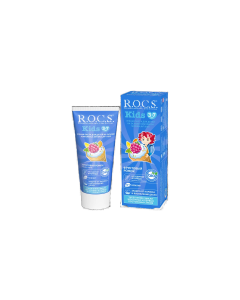 آر أو سي إس (روكس) معجون أسنان للأطفال بنكهة الفواكه 3-7 سنوات خالي من الفلورايد 45 غرام