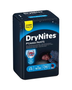 Huggies DryNites Pyjama Pants 3-5 years for Boys 16-23 kg 16 Pants