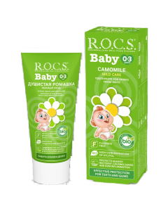 R.O.C.S Baby Camomile Toothpaste For 0-3 Years 35ml