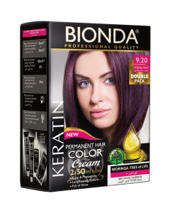 Bionda Permanent Hair Color 9.20 Intense Violet Double Pack 50ml