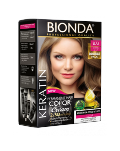 Bionda Permanent Hair Color 8.73 Caramel  Double Pack 50ml Bottles