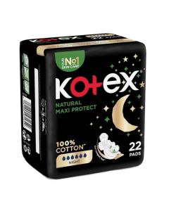Kotex Natural Maxi Protect Night Pads 22 Pcs