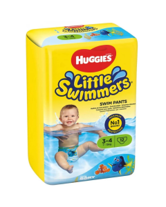 Huggies Little Swimmers Swim Pants 3-4 Years (7-15 KG) 12 Pants